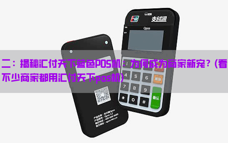 二：揭秘汇付天下蓝色POS机：为何成为商家新宠？(看不少商家都用汇付天下pos机)