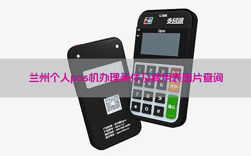 兰州个人pos机办理条件及费用表图片查询